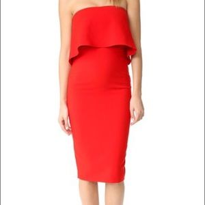 Likely Driggs Strapless Dress Red Size 0